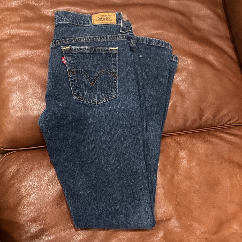 Levi's Dark Blue Denim Jeans